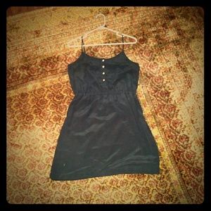 Madewell Charcoal Silk Dress